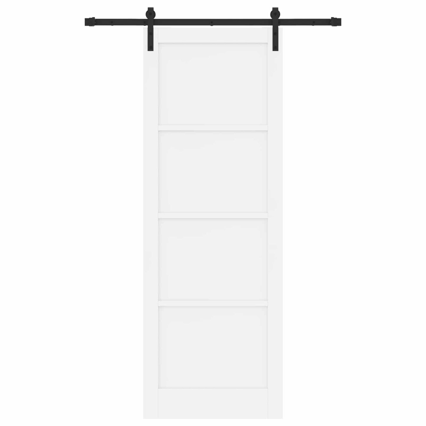 Skyvedør Hvit 83 x 232 cm Heltre furu