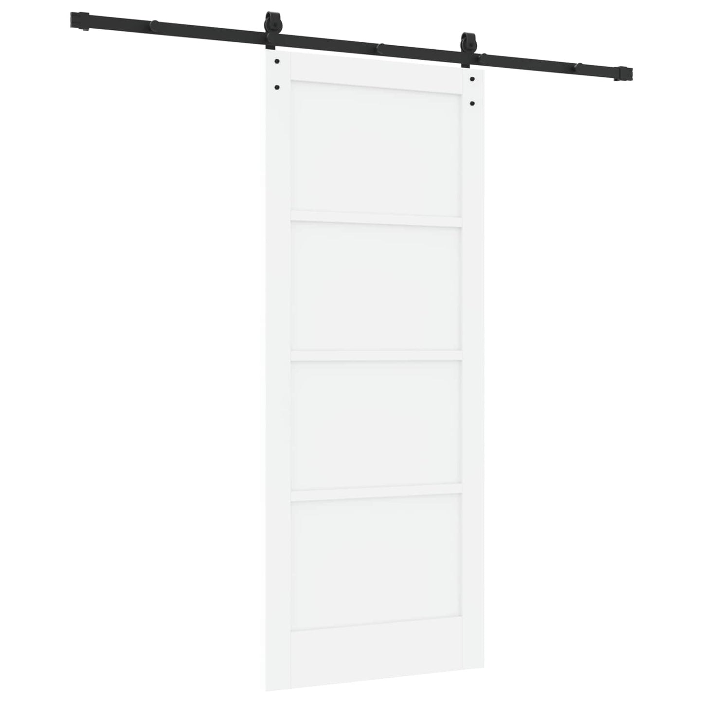 Skyvedør Hvit 83 x 202 cm Heltre furu