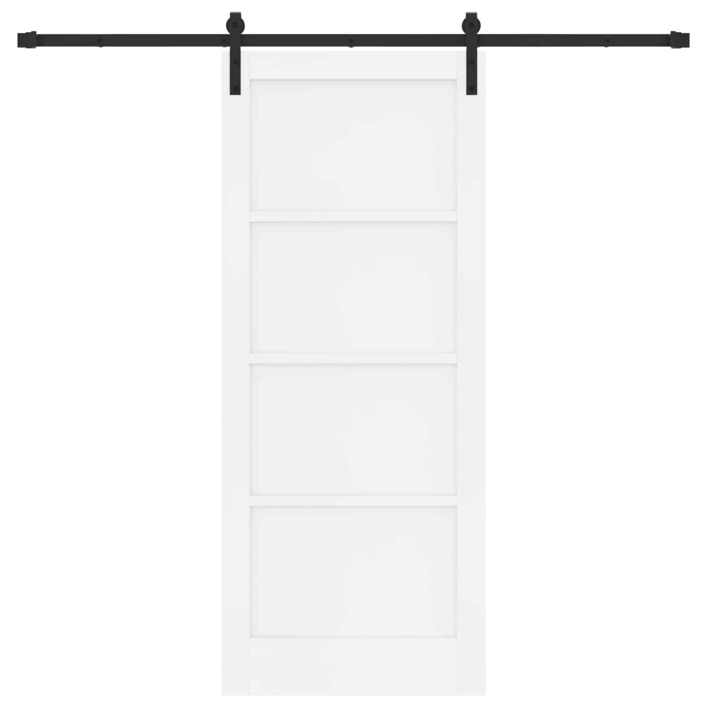 Skyvedør Hvit 83 x 202 cm Heltre furu
