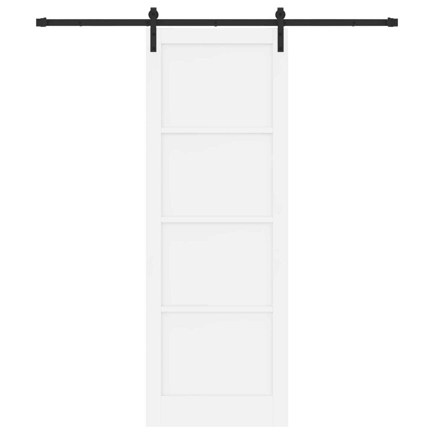 Skyvedør Hvit 83 x 232 cm Heltre furu
