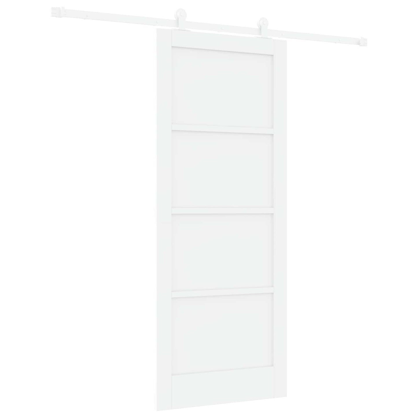 Skyvedør Hvit 83 x 202 cm Heltre furu