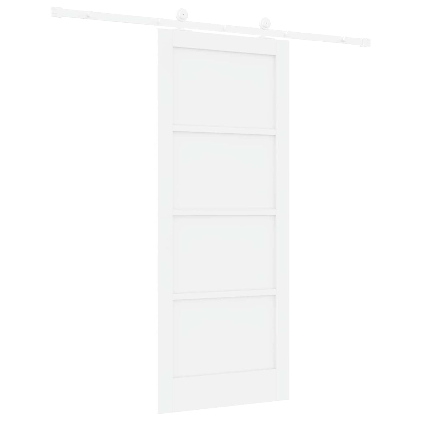 Skyvedør Hvit 83 x 202 cm Heltre furu