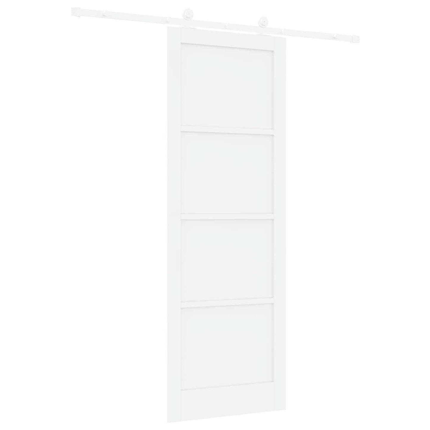 Skyvedør Hvit 83 x 232 cm Heltre furu