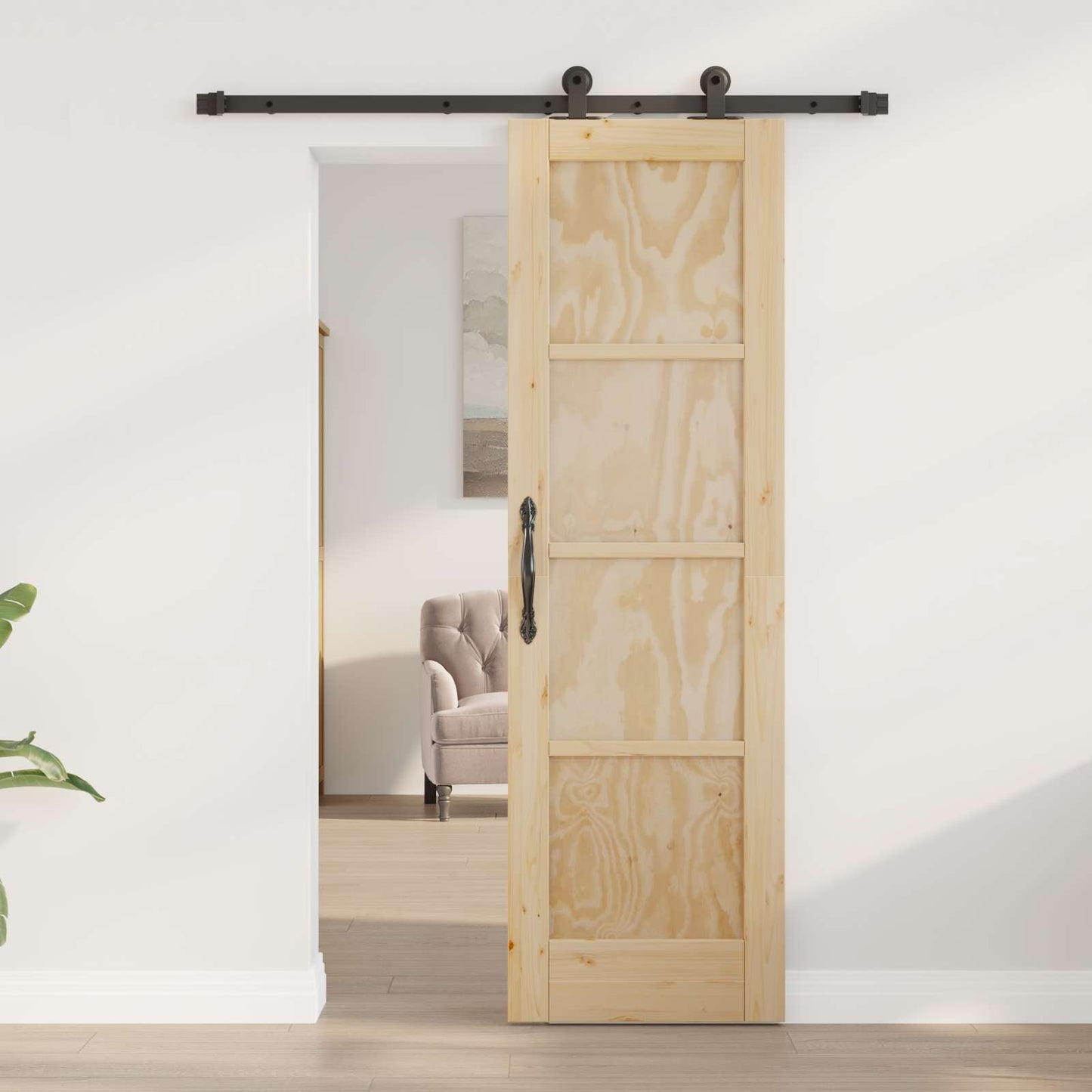 Skyvedør ORKDAL Naturlig 61 x 198,5 cm Heltre furu