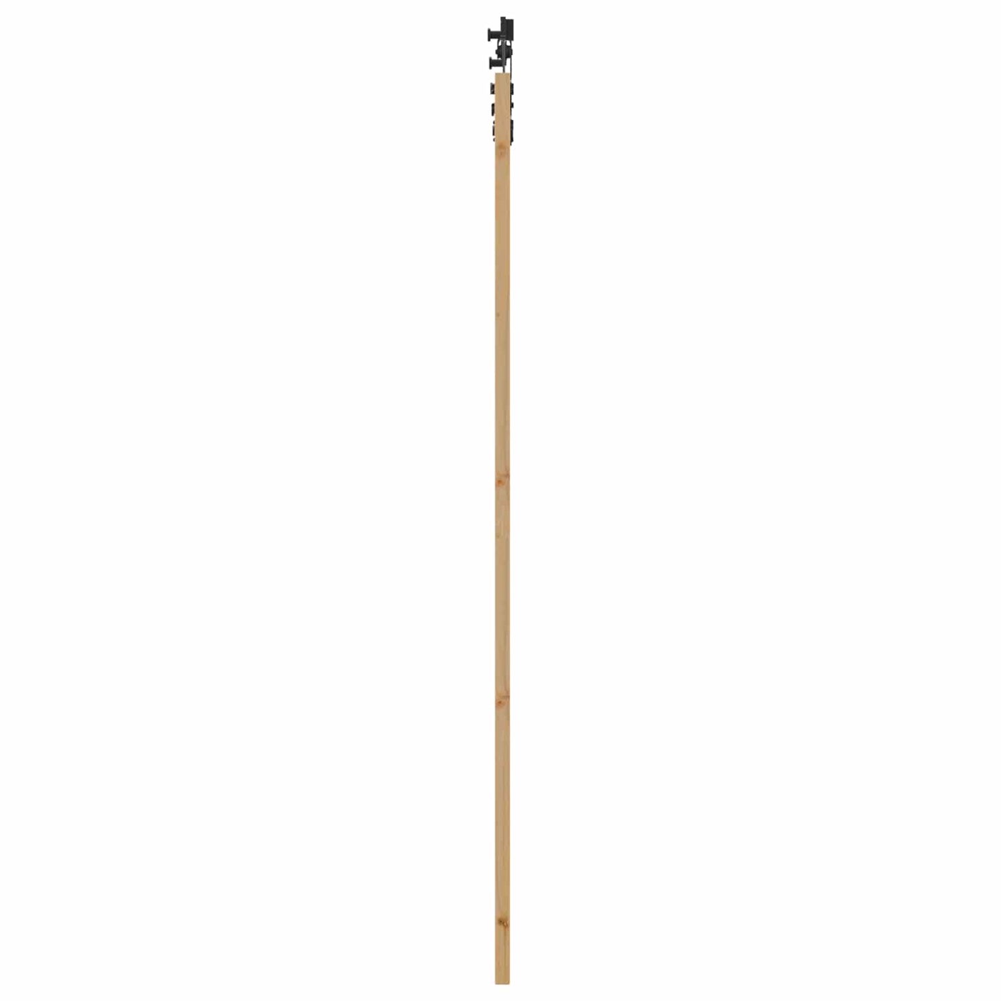 Skyvedør Naturlig og svart 83 x 232 cm Heltre furu