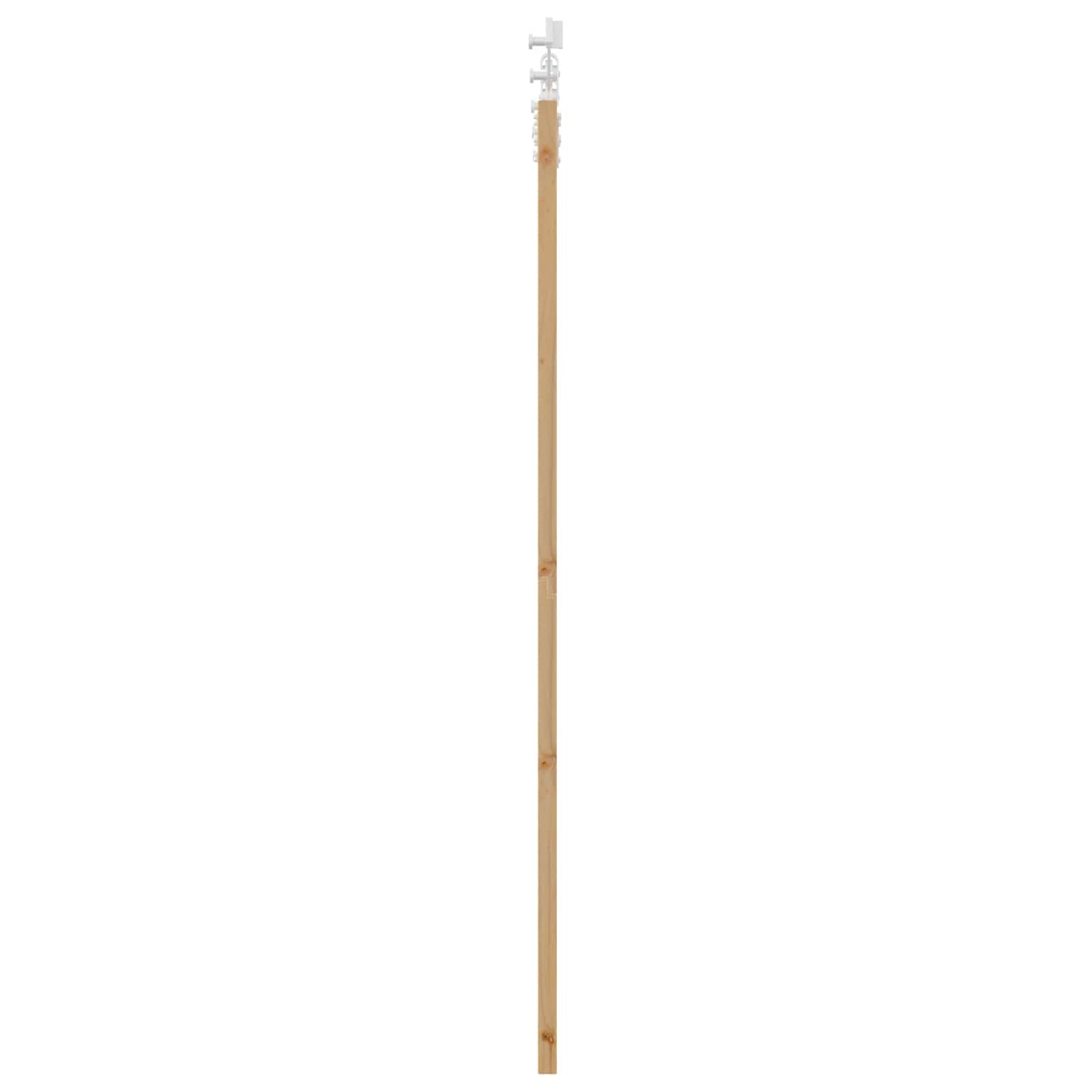 Skyvedør Naturlig og Hvit 61 x 198,5 cm Heltre furu