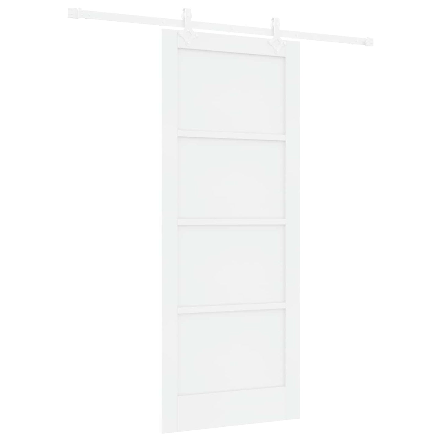 Skyvedør Hvit 83 x 202 cm Heltre furu