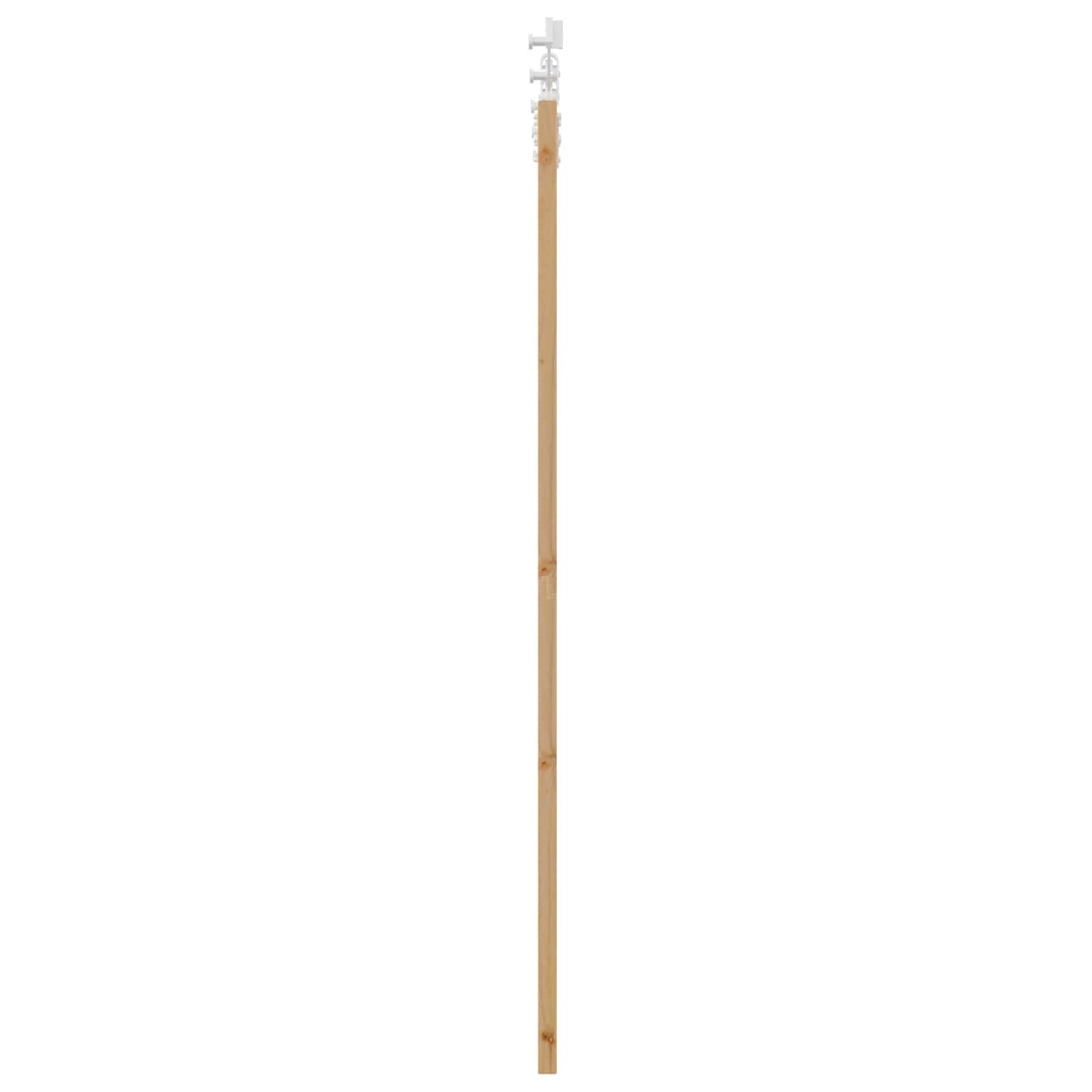 Skyvedør Naturlig og Hvit 61 x 198,5 cm Heltre furu