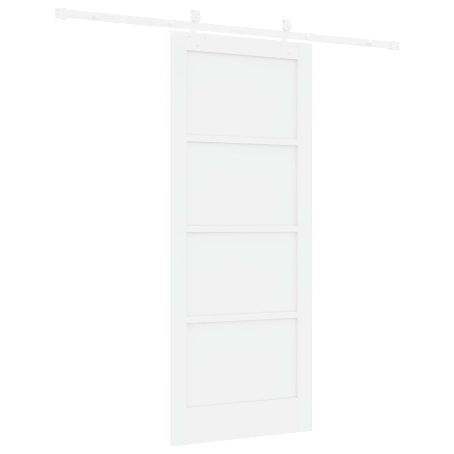 Skyvedør Hvit 83 x 202 cm Heltre furu