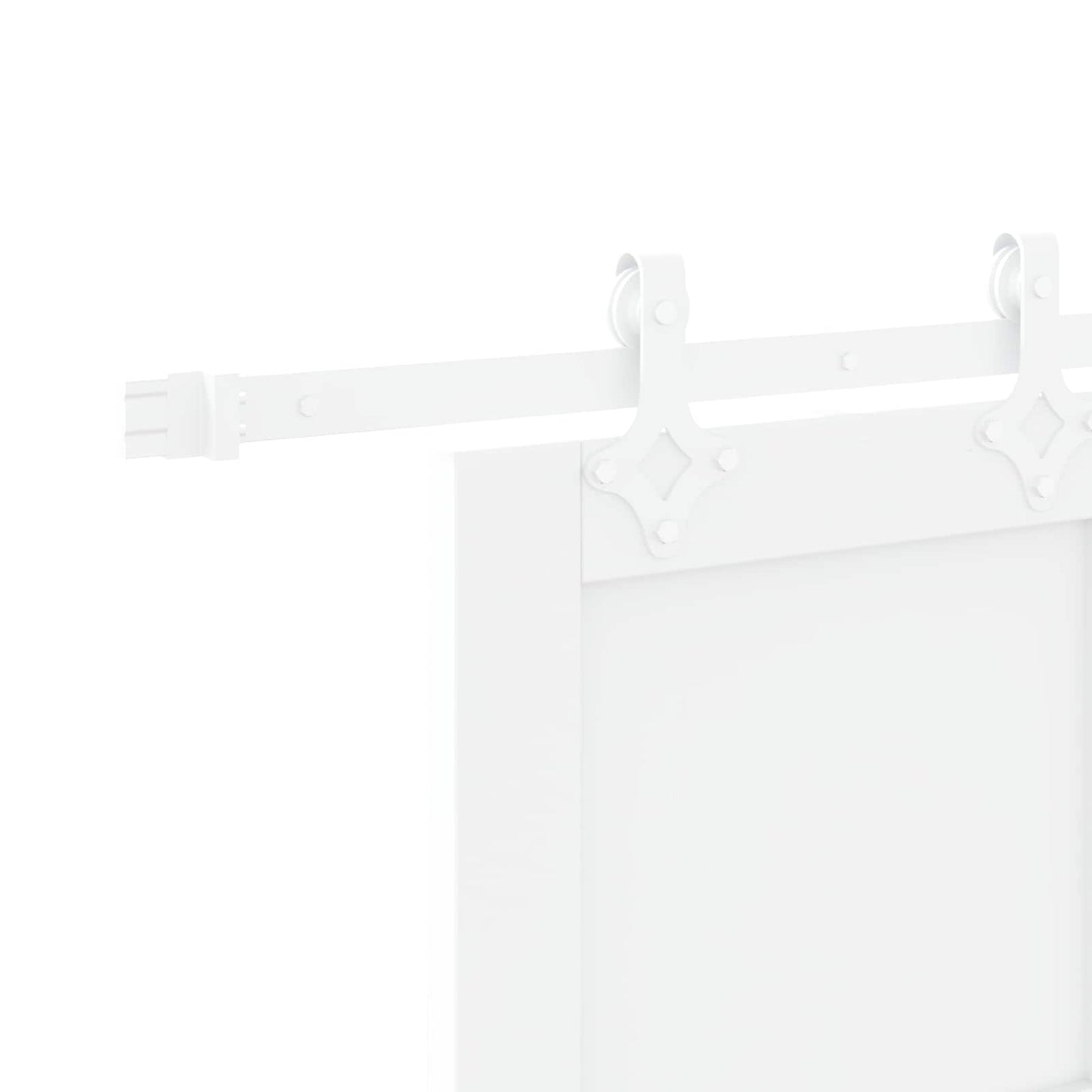 Skyvedør Hvit 83 x 232 cm Heltre furu