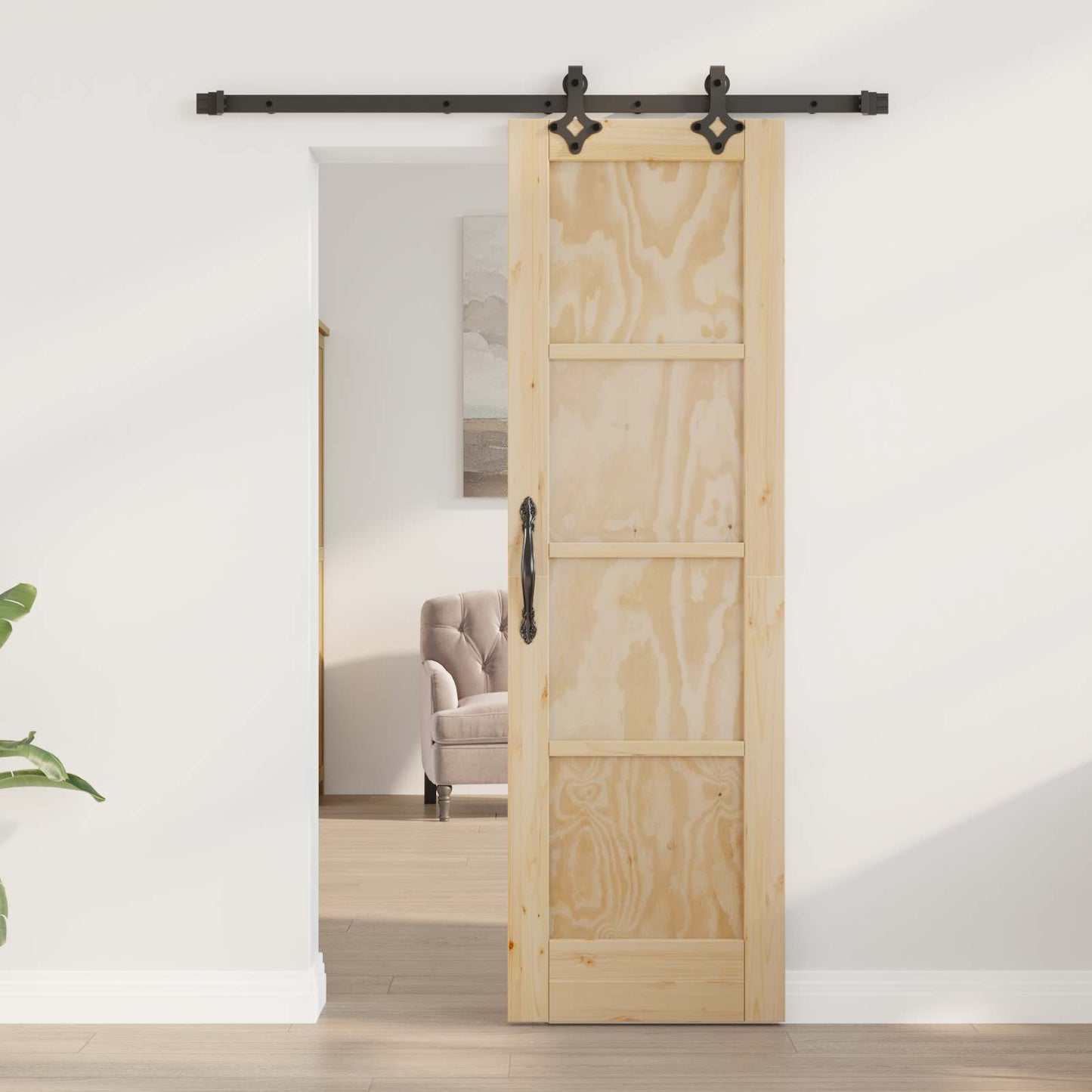Skyvedør ORKDAL Naturlig 61 x 198,5 cm Heltre furu