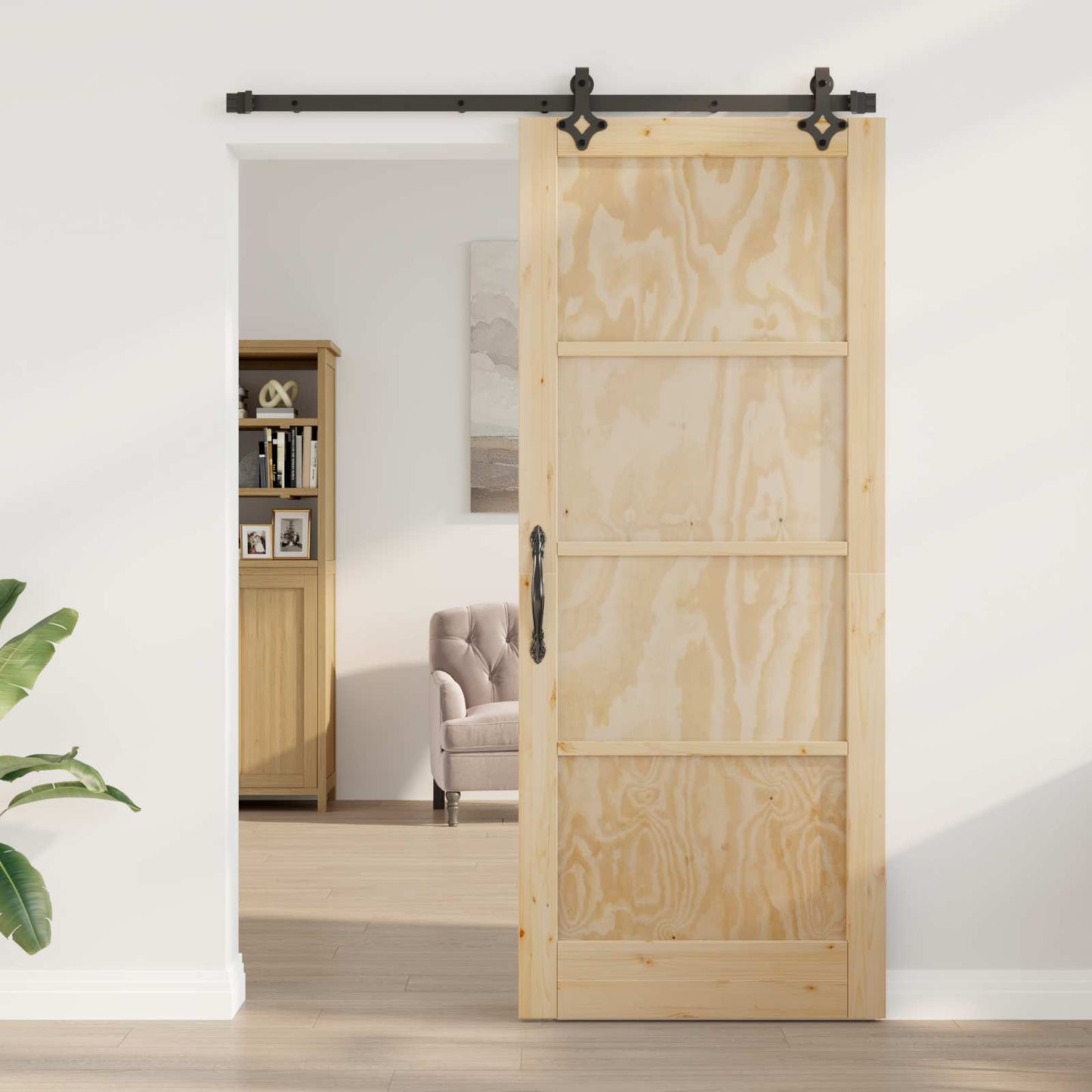 Skyvedør ORKDAL Naturlig 86 x 211 cm Heltre furu