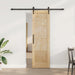 Skyvedør ORKDAL Naturlig og svart 61 x 198,5 cm Heltre furu