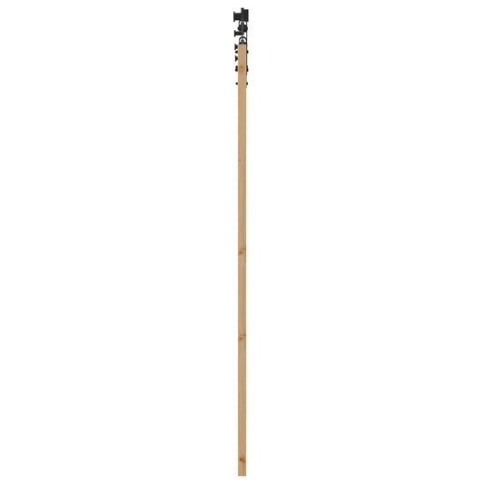 Skyvedør ORKDAL Naturlig og svart 61 x 198,5 cm Heltre furu