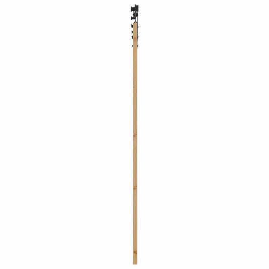 Skyvedør ORKDAL Naturlig og svart 73,5 x 211 cm Heltre furu