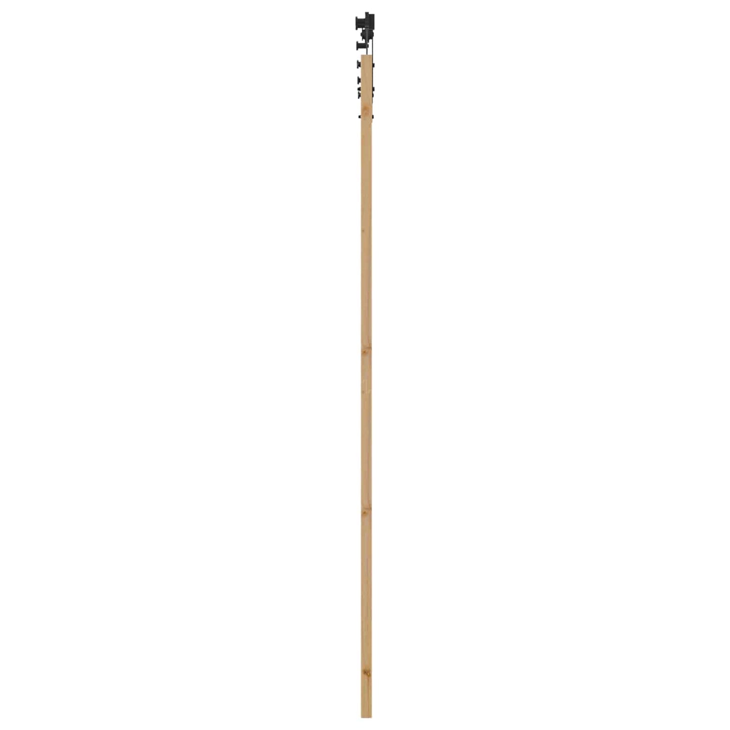 Skyvedør ORKDAL Naturlig og svart 83 x 232 cm Heltre furu