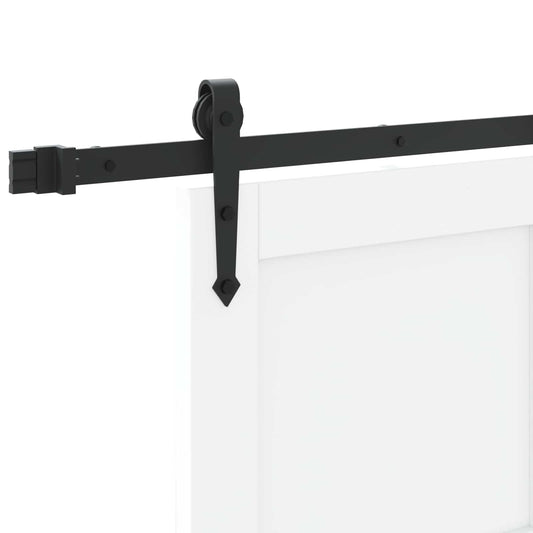 Skyvedør ORKDAL Hvit og svart 83 x 232 cm Heltre furu