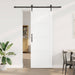 Skyvedør ORKDAL Hvit og svart 83 x 232 cm Heltre furu