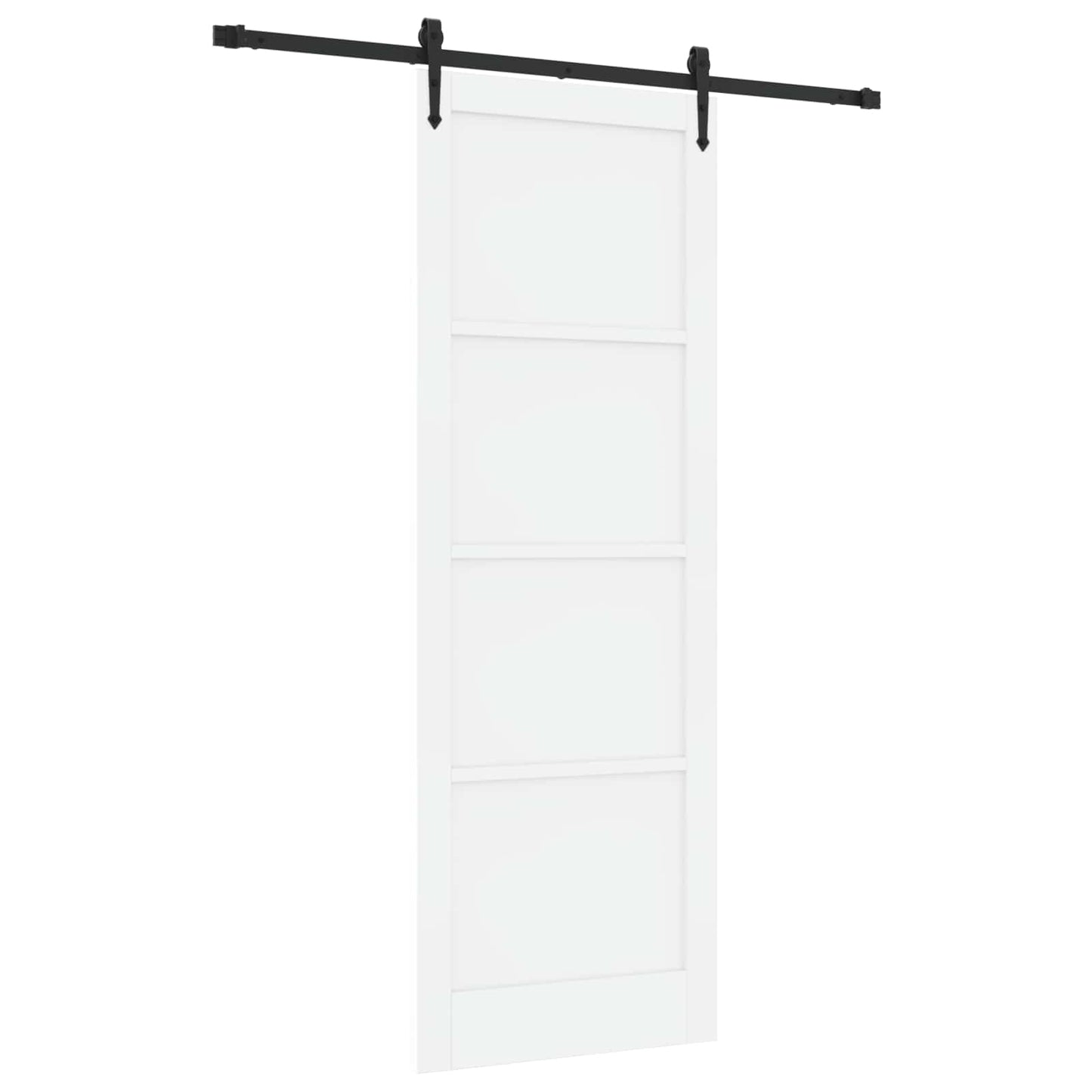 Skyvedør ORKDAL Hvit og svart 83 x 232 cm Heltre furu