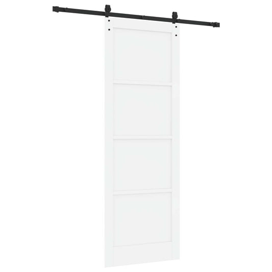 Skyvedør ORKDAL Hvit og svart 83 x 232 cm Heltre furu