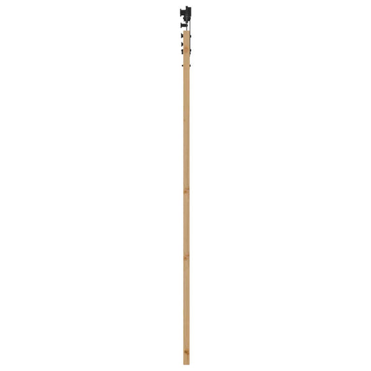 Skyvedør ORKDAL Naturlig og svart 86 x 198,5 cm Heltre furu