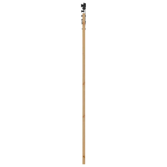 Skyvedør ORKDAL Naturlig og svart 86 x 211 cm Heltre furu