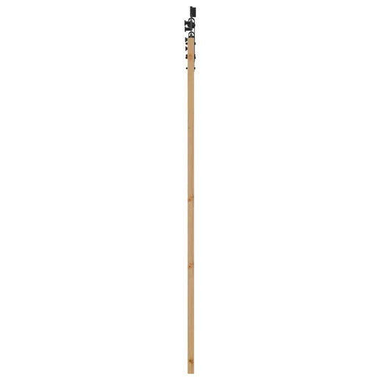 Skyvedør ORKDAL Naturlig og svart 61 x 198,5 cm Heltre furu