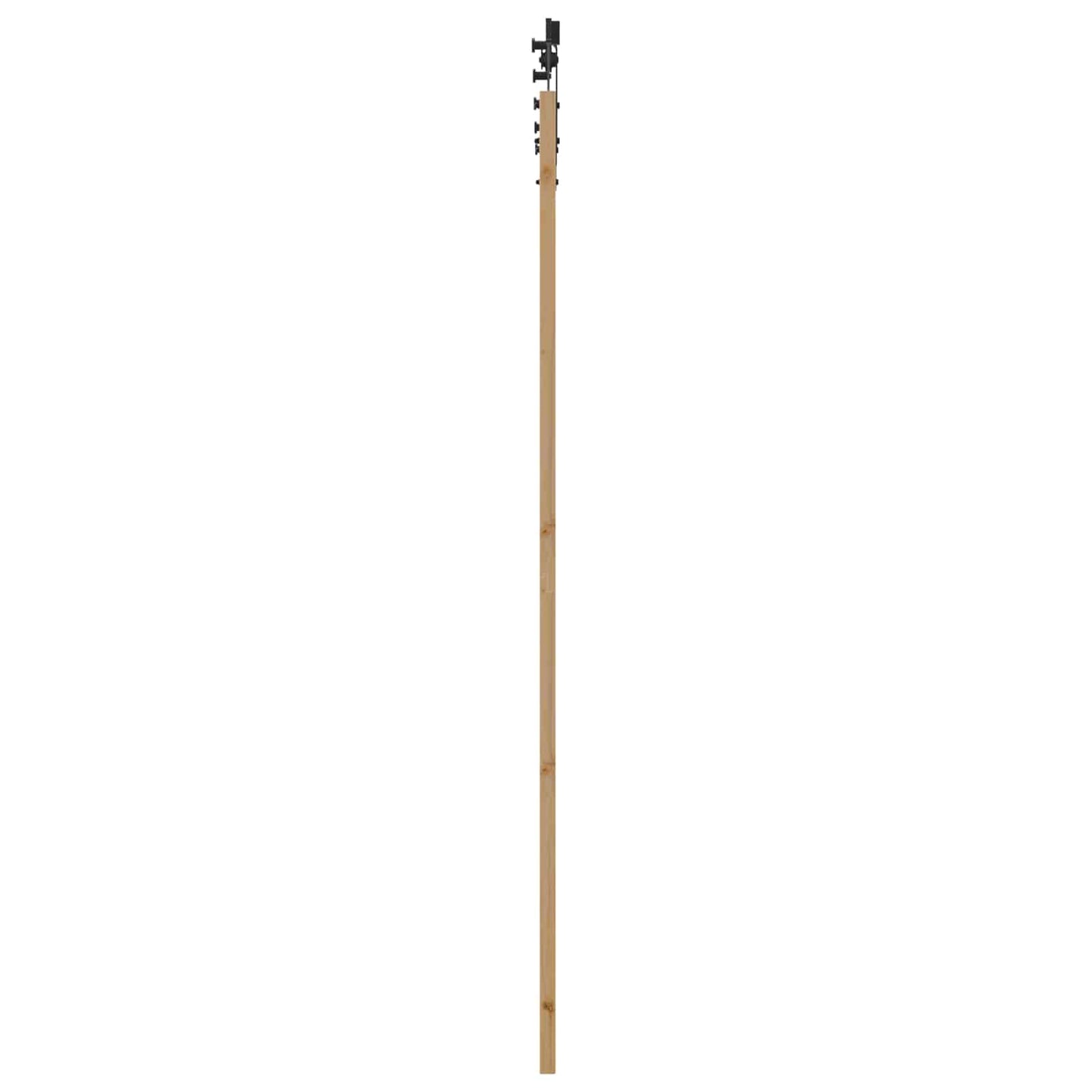 Skyvedør ORKDAL Naturlig og svart 83 x 232 cm Heltre furu