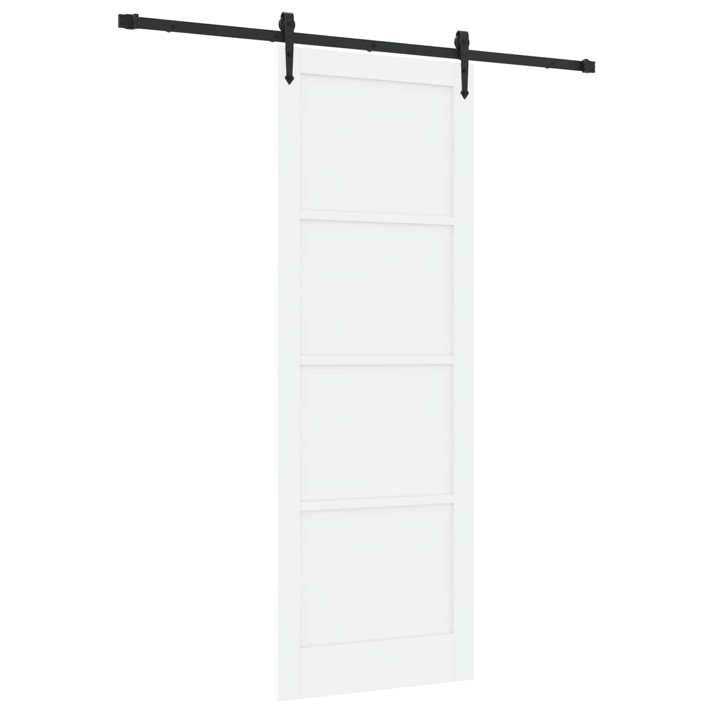 Skyvedør ORKDAL Hvit og svart 83 x 232 cm Heltre furu