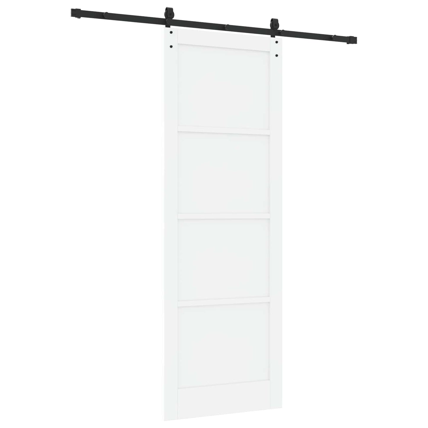 Skyvedør ORKDAL Hvit og svart 83 x 232 cm Heltre furu