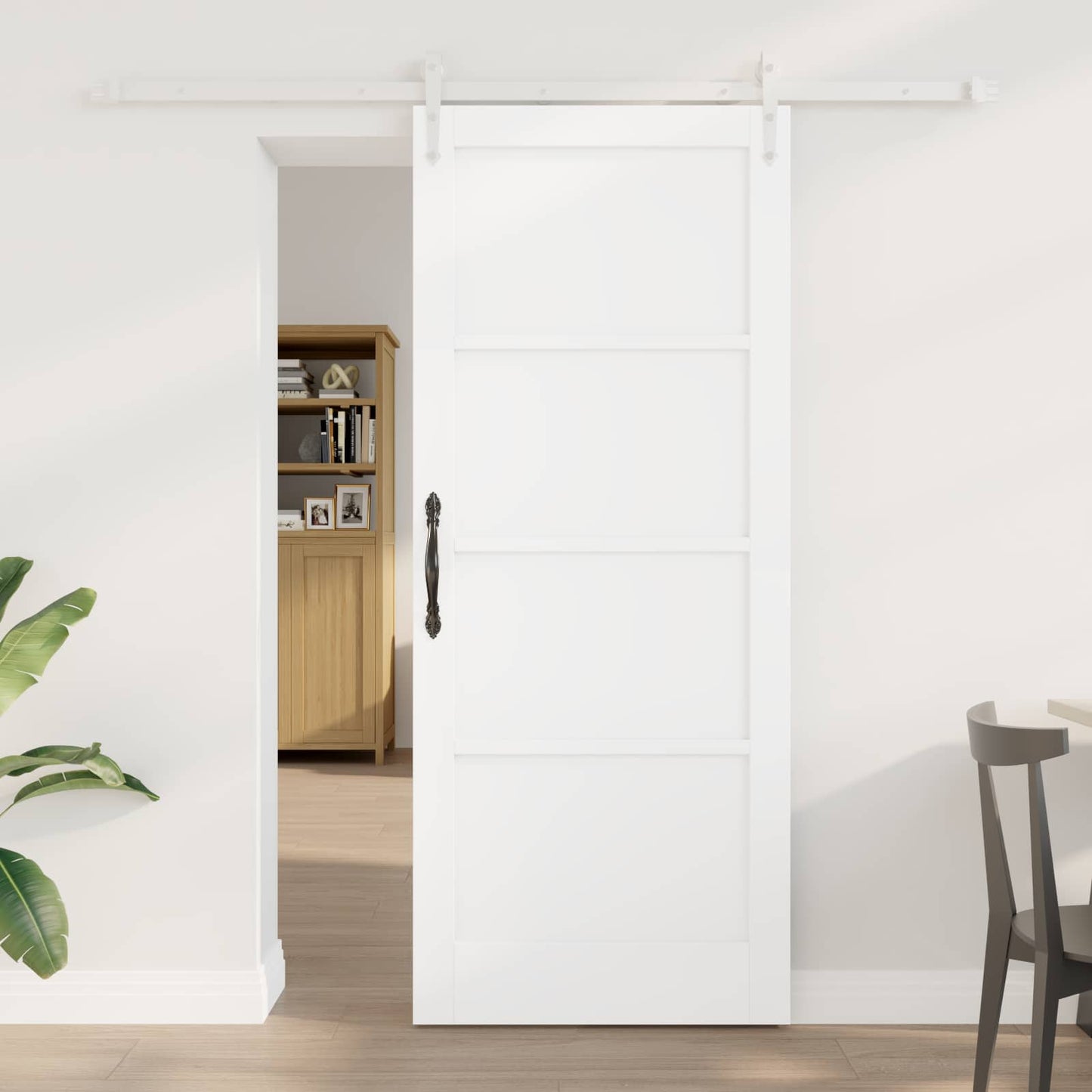Skyvedør ORKDAL Hvit 83 x 202 cm Heltre furu
