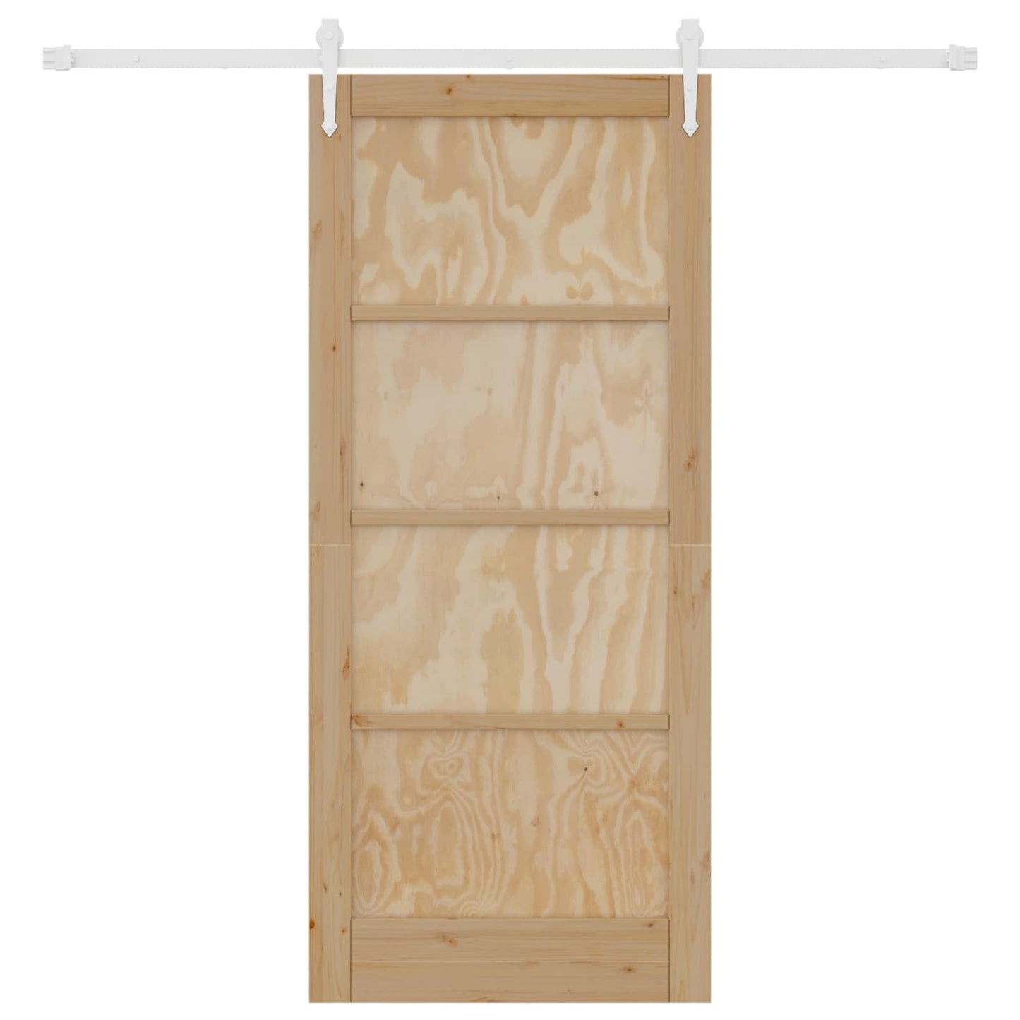Skyvedør ORKDAL Naturlig og Hvit 86 x 198,5 cm Heltre furu