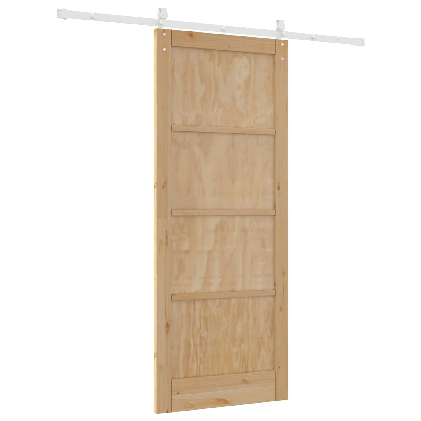 Skyvedør ORKDAL Naturlig og Hvit 86 x 211 cm Heltre furu