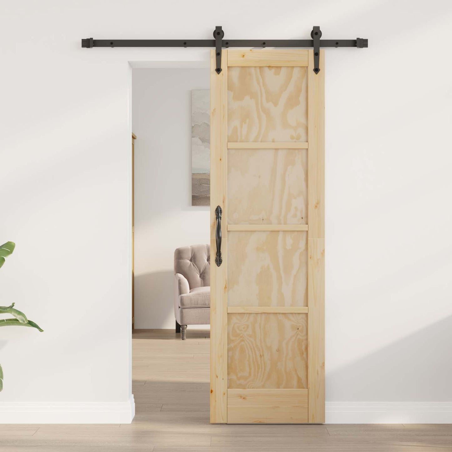 Skyvedør ORKDAL Naturlig 61 x 198,5 cm Heltre furu