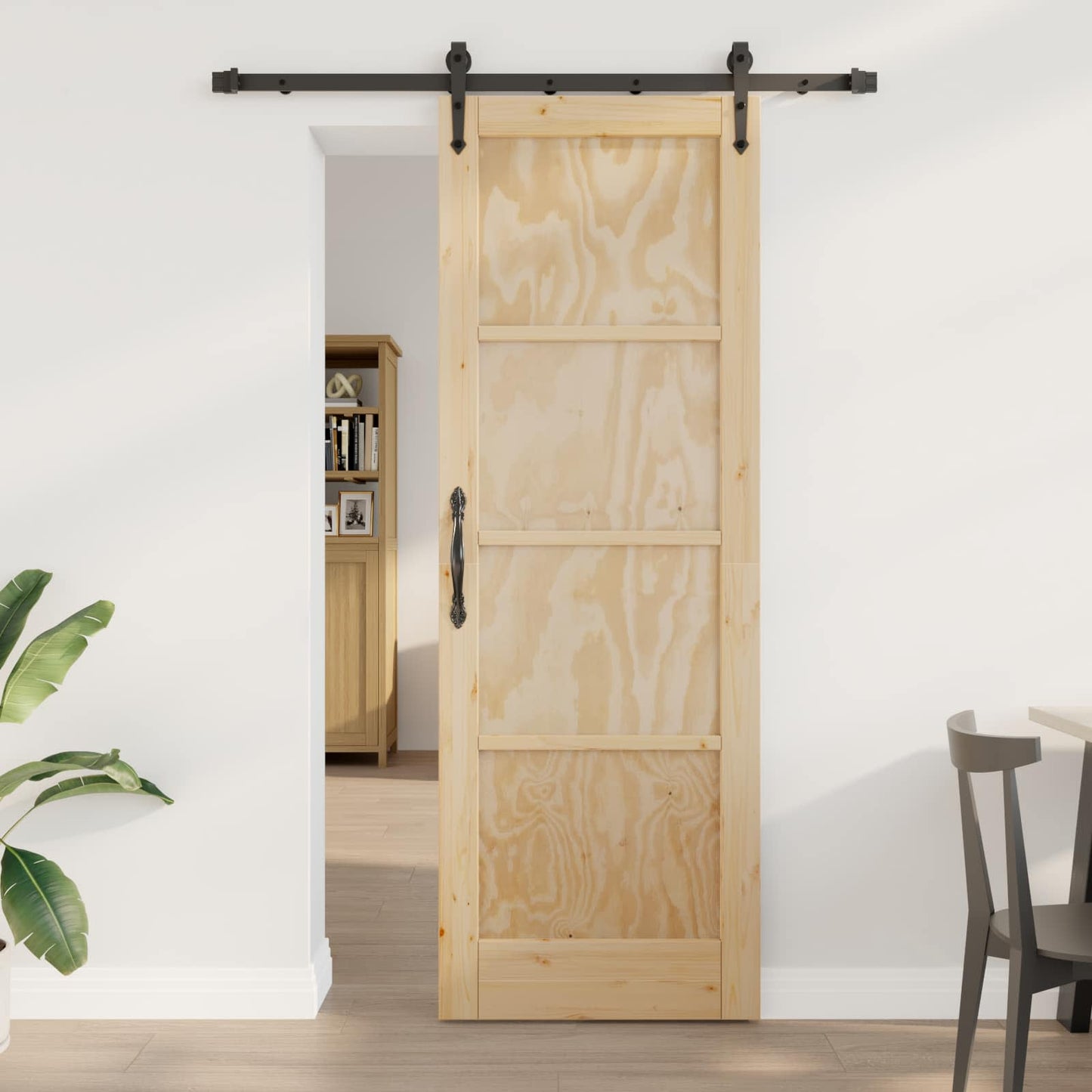 Skyvedør ORKDAL Naturlig 73,5 x 211 cm Heltre furu
