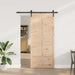 Skyvedør Naturlig 80 x 208 cm Heltre furu