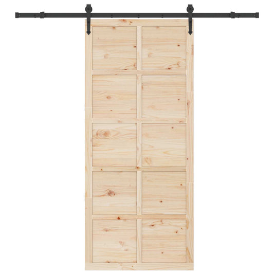 Skyvedør Naturlig 100 x 208 cm Heltre furu