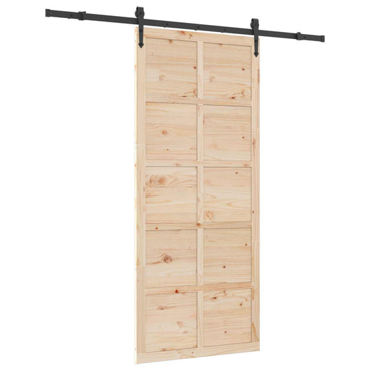 Skyvedør Naturlig 90 x 208 cm Heltre furu