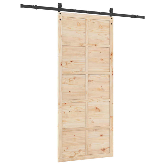 Skyvedør Naturlig 100 x 208 cm Heltre furu