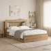 Sengramme med oppbevaring og hodegavl Artisan eik 140 x 190 cm