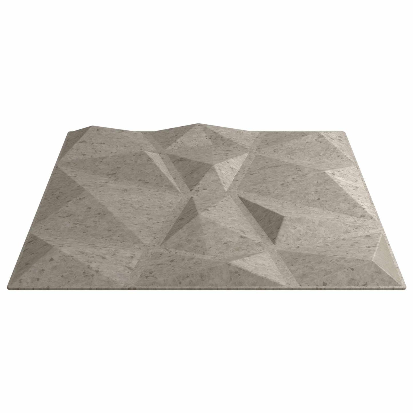 Veggpaneler 24 pcs Betonggrå 50 x 50 cm XPS Skum