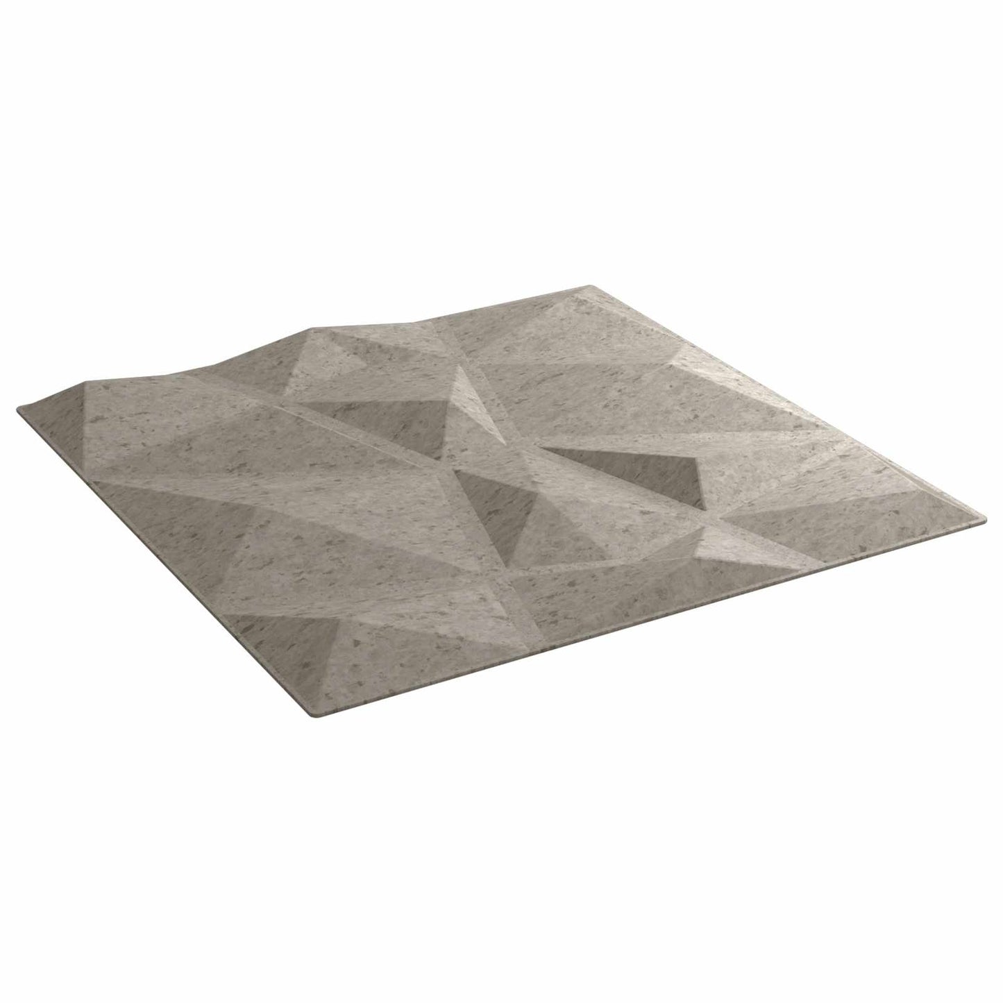 Veggpaneler 48 pcs Betonggrå 50 x 50 cm XPS Skum