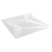 Veggpaneler Stjerne 12 pcs Hvit Star 50 x 50 cm XPS Skum