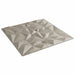 Veggpaneler 48 pcs Amethyst Betong 50 x 50 cm XPS Skum