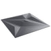 Veggpaneler Stjerne 12 pcs Star Grå 50 x 50 cm XPS Skum