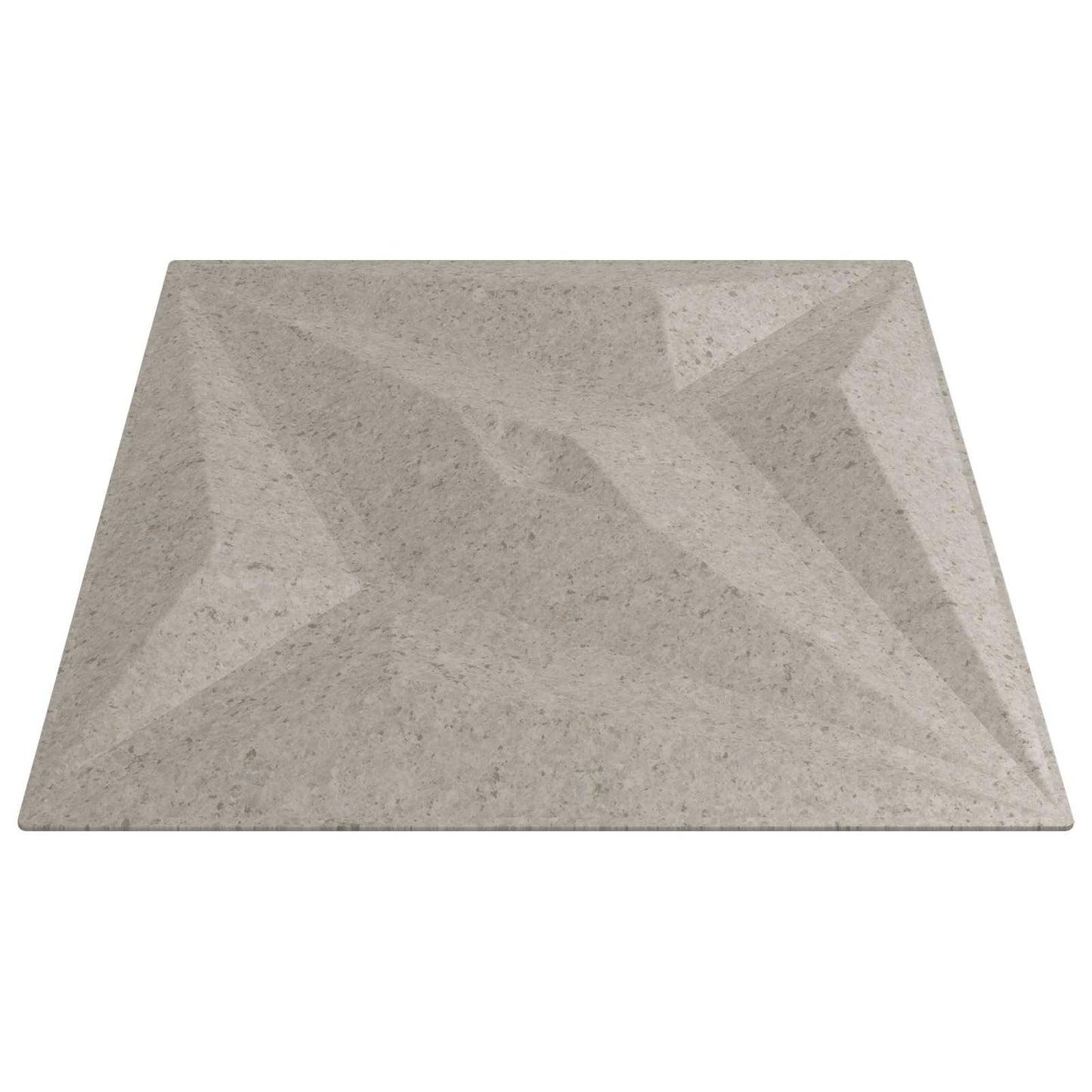 Veggpaneler Stjerne 48 pcs Star Betong 50 x 50 cm XPS Skum