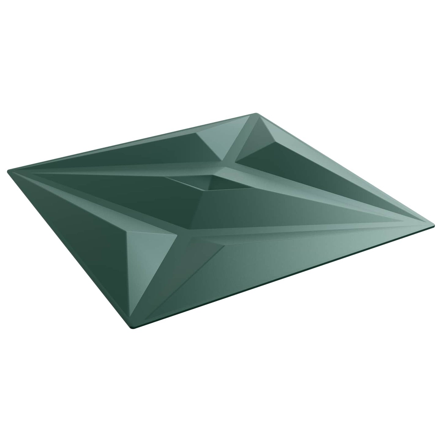 Veggpaneler Stjerne 24 pcs Star Grønn 50 x 50 cm XPS Skum