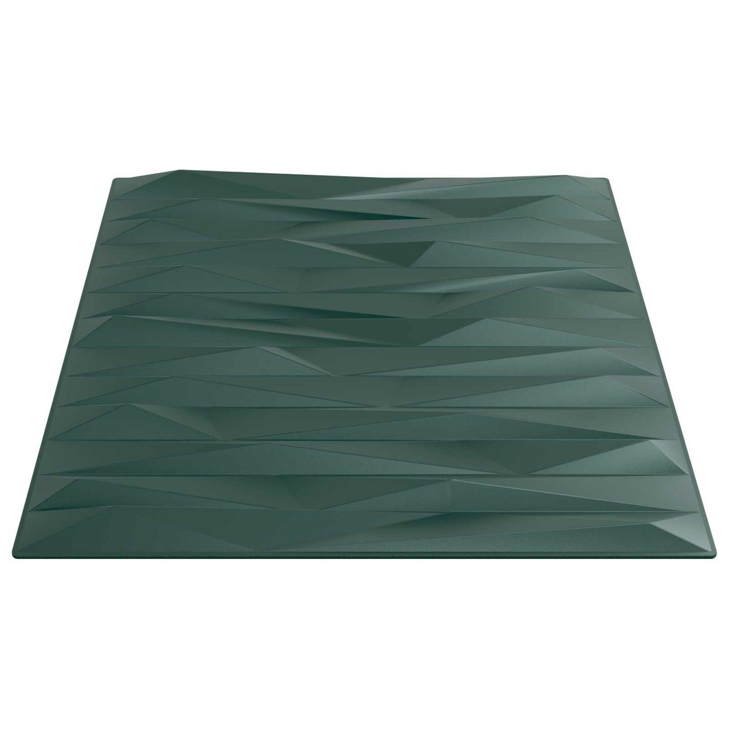 Veggpaneler 12 pcs Stone Grønn 50 x 50 cm XPS Skum