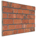 Veggpaneler 10 pcs Terrakotta 100 x 50 cm EPS Skum