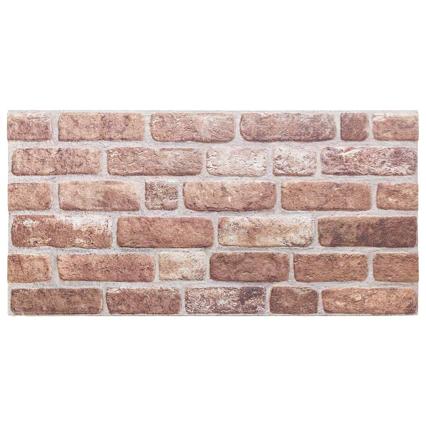 Veggpaneler 10 pcs Brun 100 x 50 cm EPS Skum
